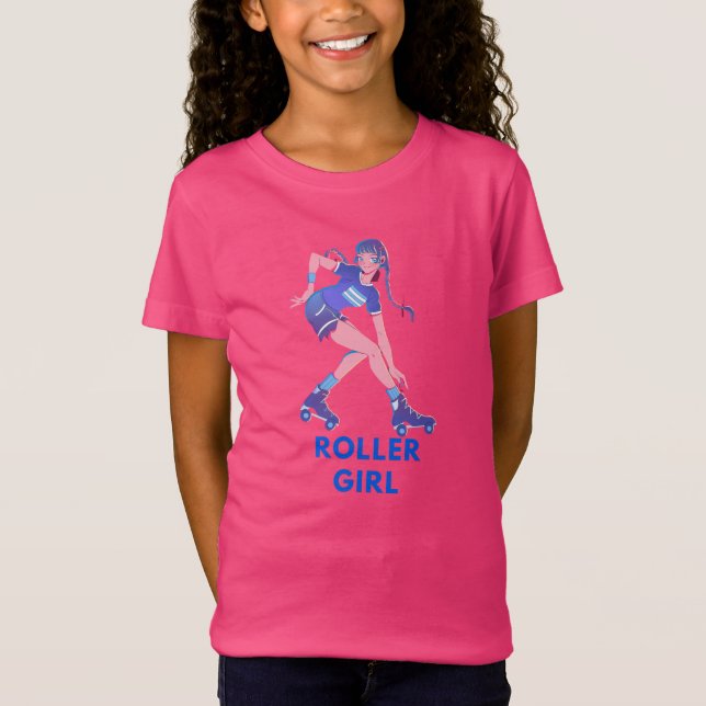 Camiseta Roller Girl - Girls T-Shirt (Frente)