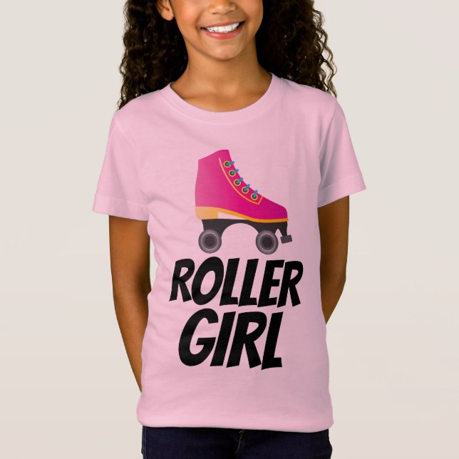 CAMISETA ROLLER GIRL ROLLER SKATING T-SHIRTS (Frente)
