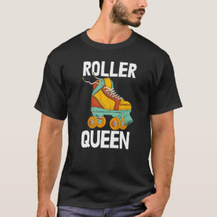 Camiseta Roller Queen Women Skating Rolling Calçados Aniver