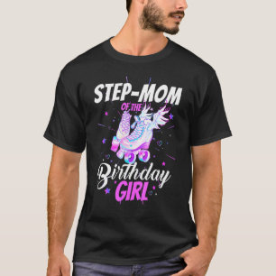 Camiseta Roller Skate Aniversário Passo Mãe Engraçado Rolle