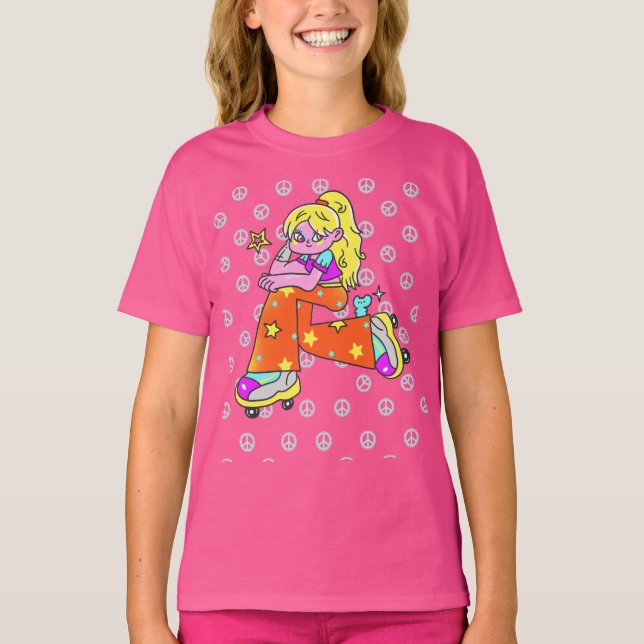 Camiseta Roller Skater Girl (Frente)