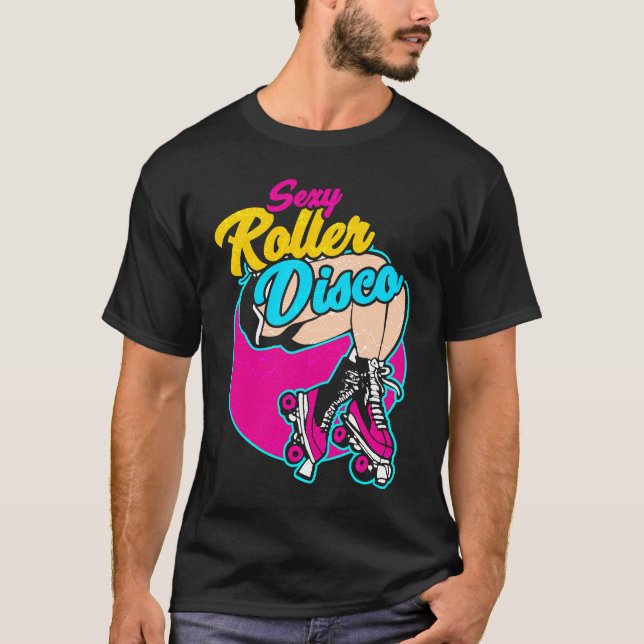 Camiseta Roller skates disco inline skating roller skating  (Frente)