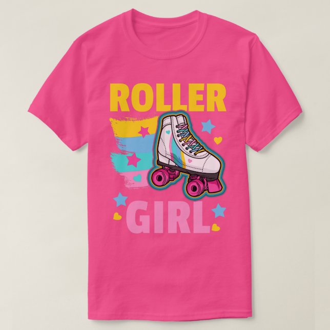 Camiseta Roller Skates Roller Girl (Frente do Design)