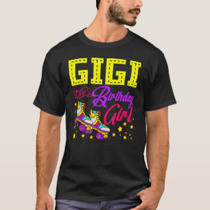 Camiseta Roller Skates Skating Skater Gigi Do Aniversário