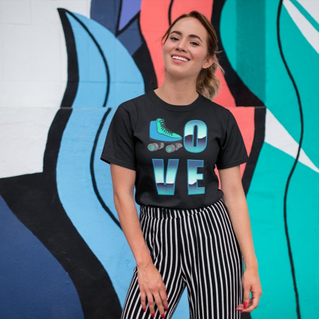 Camiseta Roller Skating (Criador carregado)