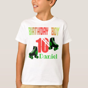 Camiseta Roller Skating Birthday Boy Matando