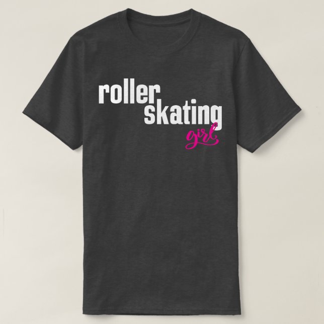 Camiseta Roller Skating Girl Rollersking 1 (Frente do Design)