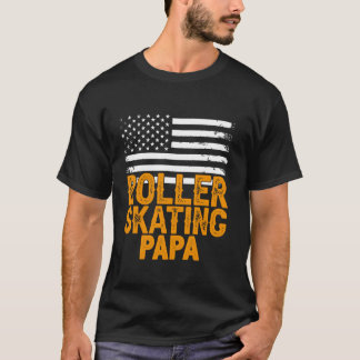 Camiseta ROLLER SKATING PAPA Sports Pai Player Treinador EU