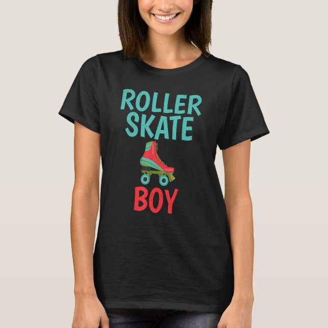 Camiseta Roller Skating Roller Skate Boy (Frente)