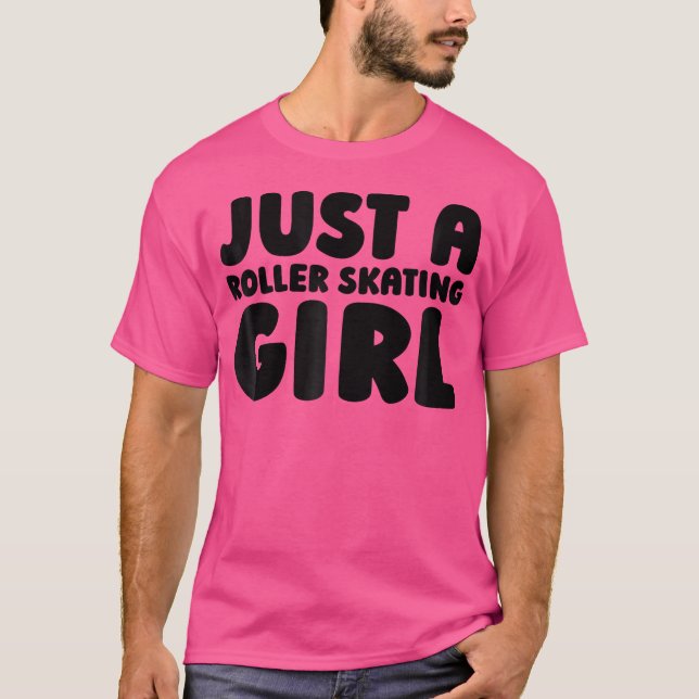 Camiseta Roller Skating Skates Skater Just A Roller Skating (Frente)