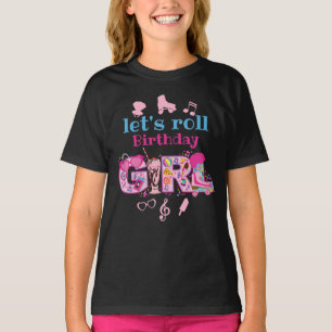 Camiseta Roller Sking Birthday Girl