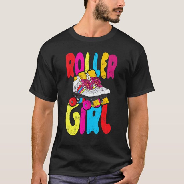 Camiseta Roller Skling Roller Girl (Frente)