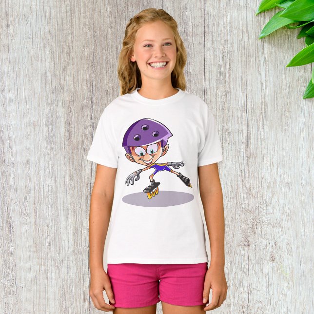 Camiseta Rollerblader Girls T-Shirt (Criador carregado)