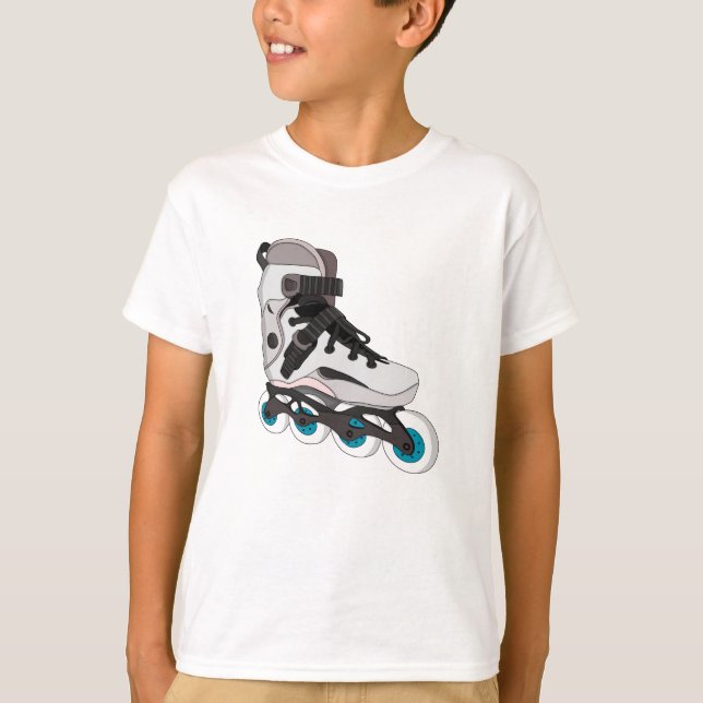 Camiseta Rollerblades Rollerskates Inline Skates Arte (Frente)