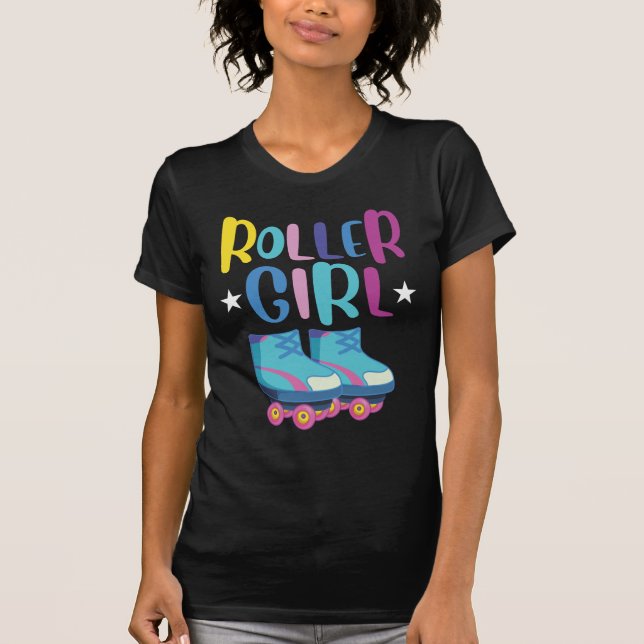 Camiseta Rollerbling de patinagem para netos (Frente)