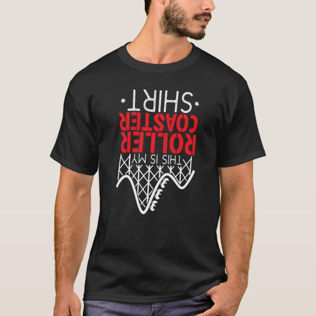 Camiseta Rollercoaster Ride Esta É A Minha Melhor Porta cop (Frente)