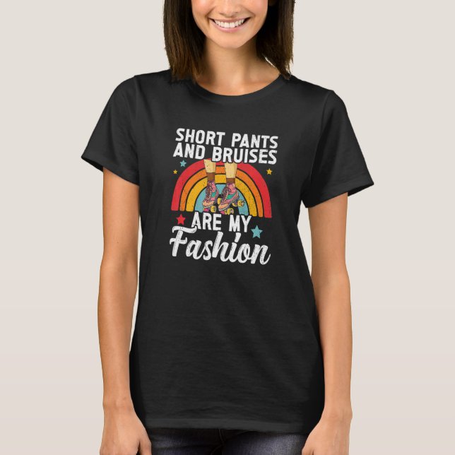 Camiseta Rollerskates retrorreflectores Rastreamento do cil (Frente)
