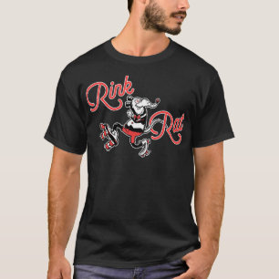 Camiseta RollerSkating Funky Rink Rat Retro 60s