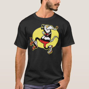 Camiseta RollerSkating Funky Rink Rat Retro 60s 70s