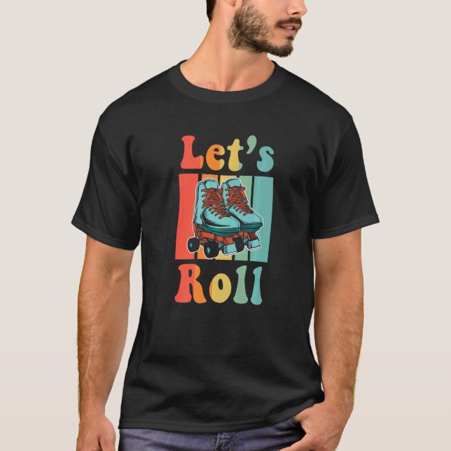 Camiseta Rollersking do cilindro de Skate embutido Oitava s (Frente)