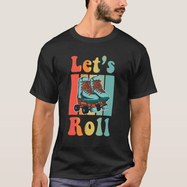 Camiseta Rollersking do cilindro de Skate embutido Oitava s (Frente)