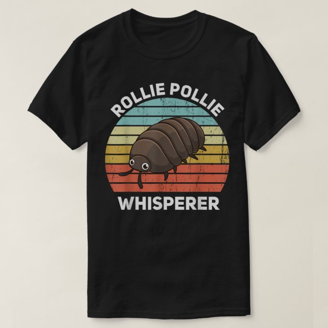 Camiseta Rollie Pollie Whisperer Funny Isopod Kawaii Rollie (Frente do Design)
