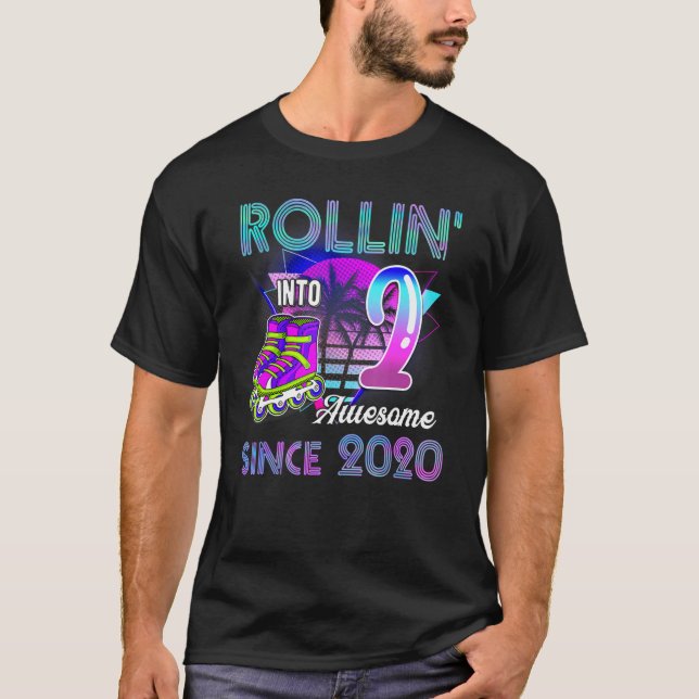 Camiseta Rollin' Em 2 Roller Roller 2020 Roller Skating seg (Frente)