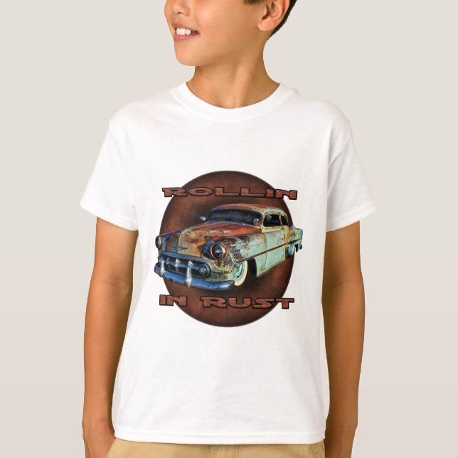 Camiseta Rollin na cauda Chevy desbastado Dragger da (Frente)