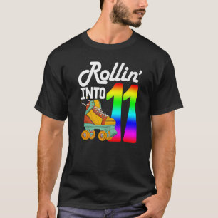 Camiseta Rollin Para 11 Mulheres A Patinar Calçados A Rolar