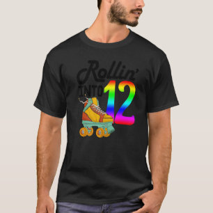 Camiseta Rollin Para 12 Mulheres A Patinar Calçados A Rolar