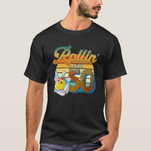 Camiseta Rollin' para o 50º aniversário do Bowler 50 anos d