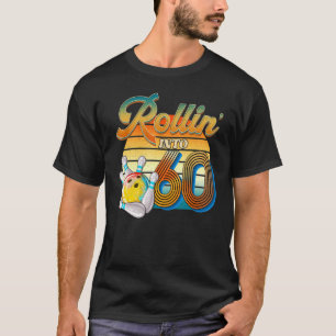 Camiseta Rollin' para o 60º aniversário do Bowler 60 anos d
