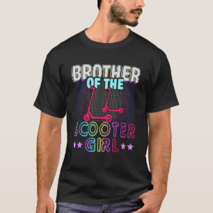 Camiseta Rollin Para O Irmão Da Garota Patinete, O Retro Ce
