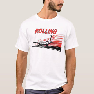 Camiseta Rolling Airplane Aviation