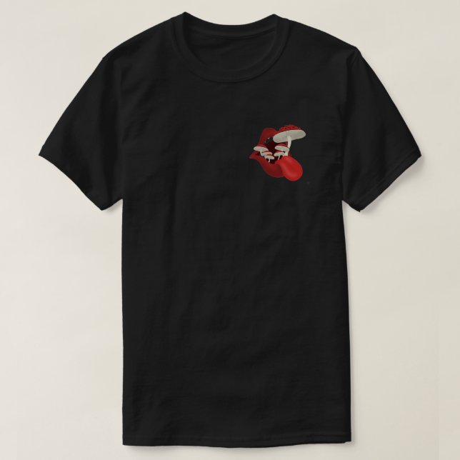 Camiseta Rolling Stone Mushroom (Frente do Design)