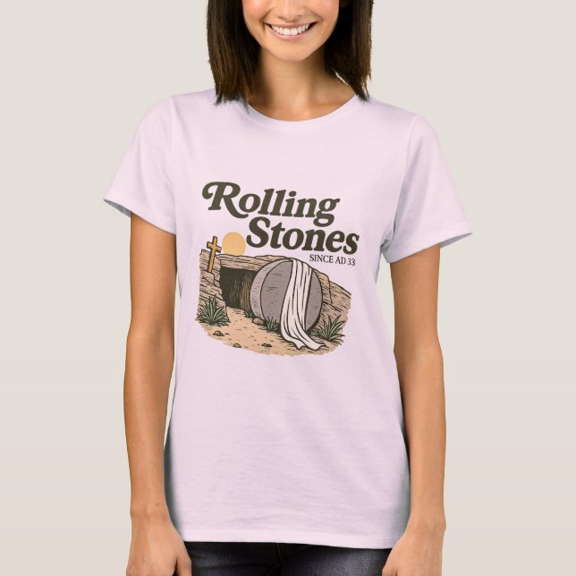 Camiseta Rolling Stones Desde Camisa-T AD 33 (Frente)
