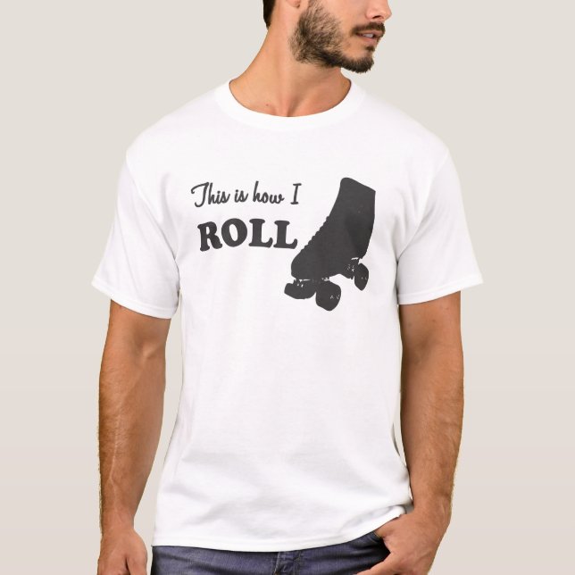 Camiseta Rolo Derby - isto é como eu rolo (Frente)