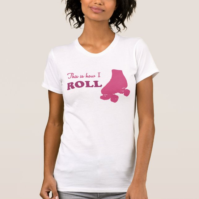 Camiseta Rolo Derby - isto é como eu rolo (Frente)