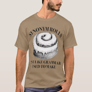 Camiseta Rolos de Sinônimo Clássico Tal Como A Gramática Co