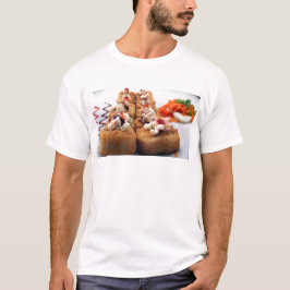 Camiseta Rolos de Sushi Arroz Comida Japonesa Asiática