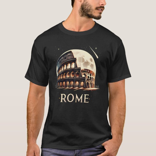 Camiseta Roma à noite (Frente)