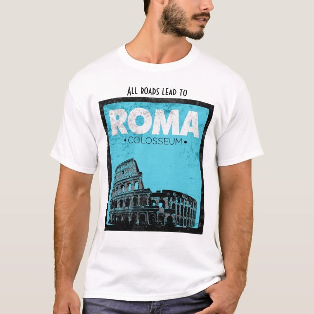 Camiseta Roma Colosseum - Jornada Inspiradora (Frente)