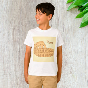 Camiseta Roma Colosseum Sketch Boys