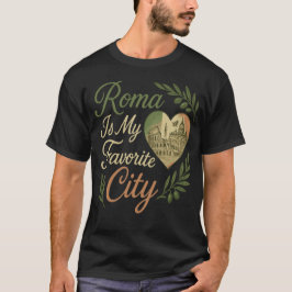 Camiseta Roma é minha cidade favorita