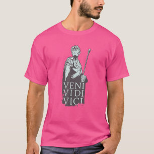 Camiseta Roma Império Romano Veni Vidi Vici Gaius Julius Cä