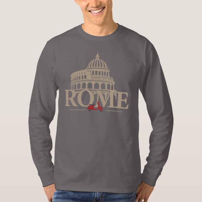 Camiseta Roma Itália Europa (Frente)