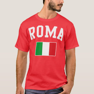 Camiseta Roma Itália Itália Itália Itália Itália Bandeira I