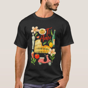 Camiseta Roma Itália Lembrança Encontre-me na Itália Viagem