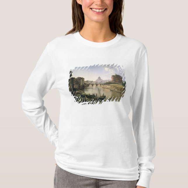 Camiseta Roma nova com o Castel Sant'Angelo (Frente)
