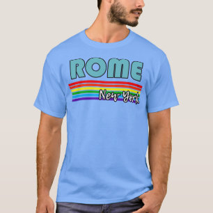 Camiseta Roma Nova York Orgulho Roma LGBT Gift LGBTQ Suport